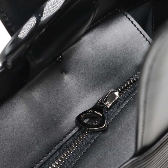 Louis Vuitton Epi Gemo Shoulder Bag Tote Leather Noir Black - Picture 4 of 8